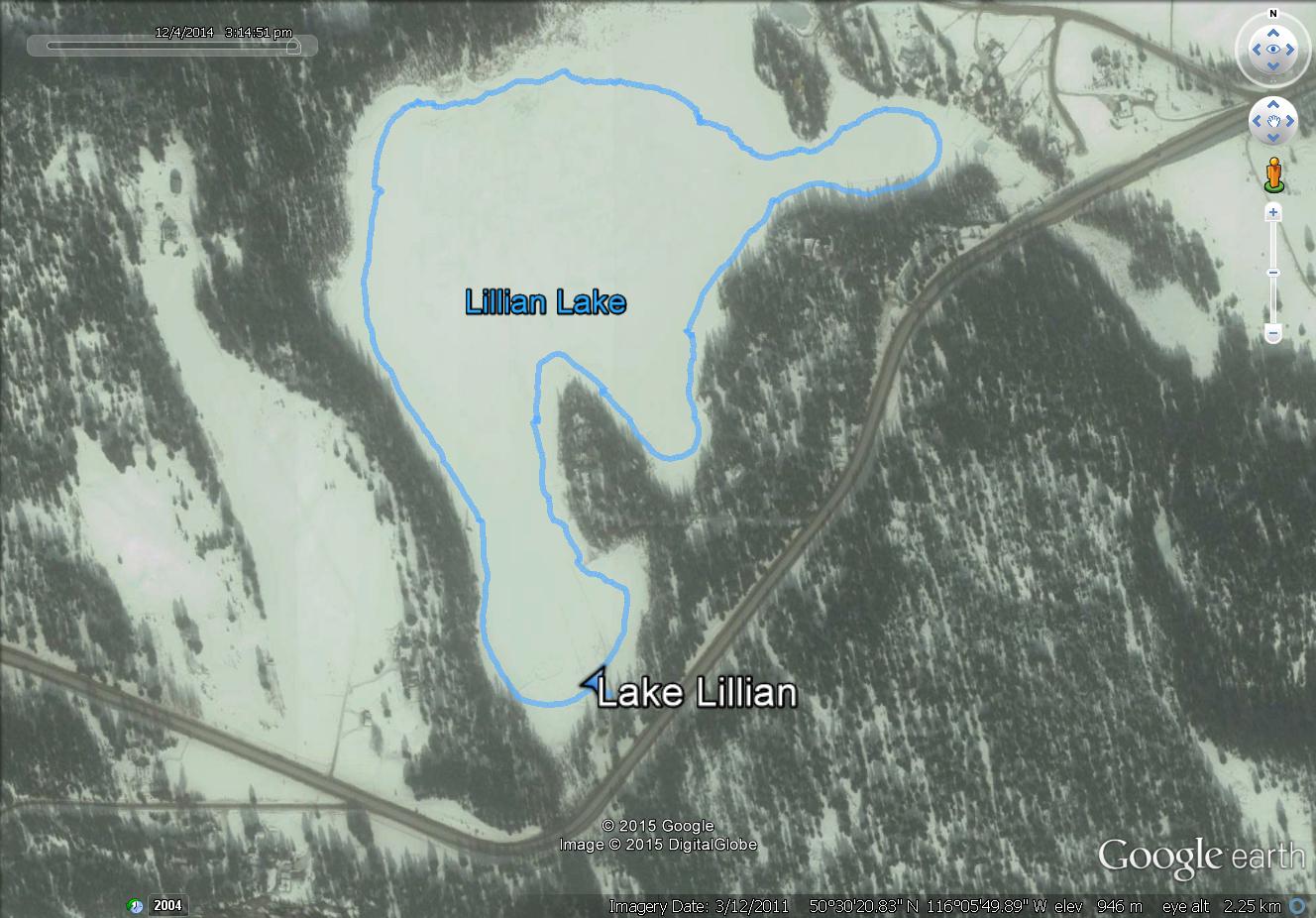 Lake lillian whiteway map